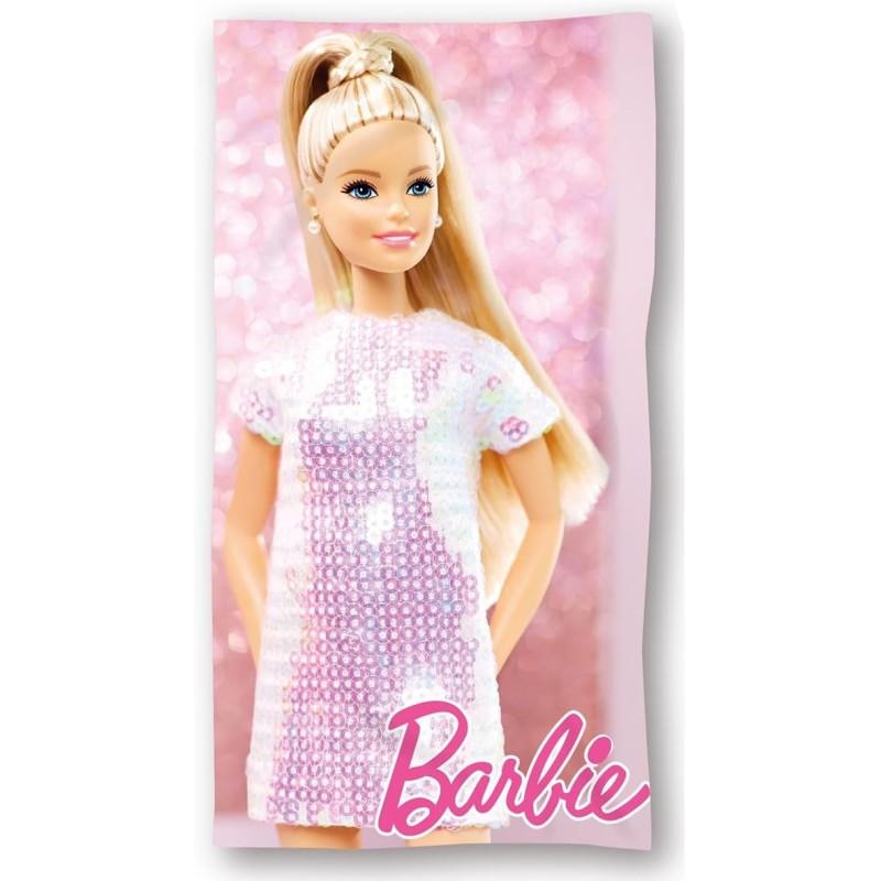 SERVIETTE PLAGE 70X140CM BARBIE BAR24-4085
