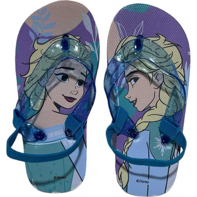 TONG FROZEN avec bride élastiquée FRO14970 T: 19/20 - 22/23 - 24/25 ***