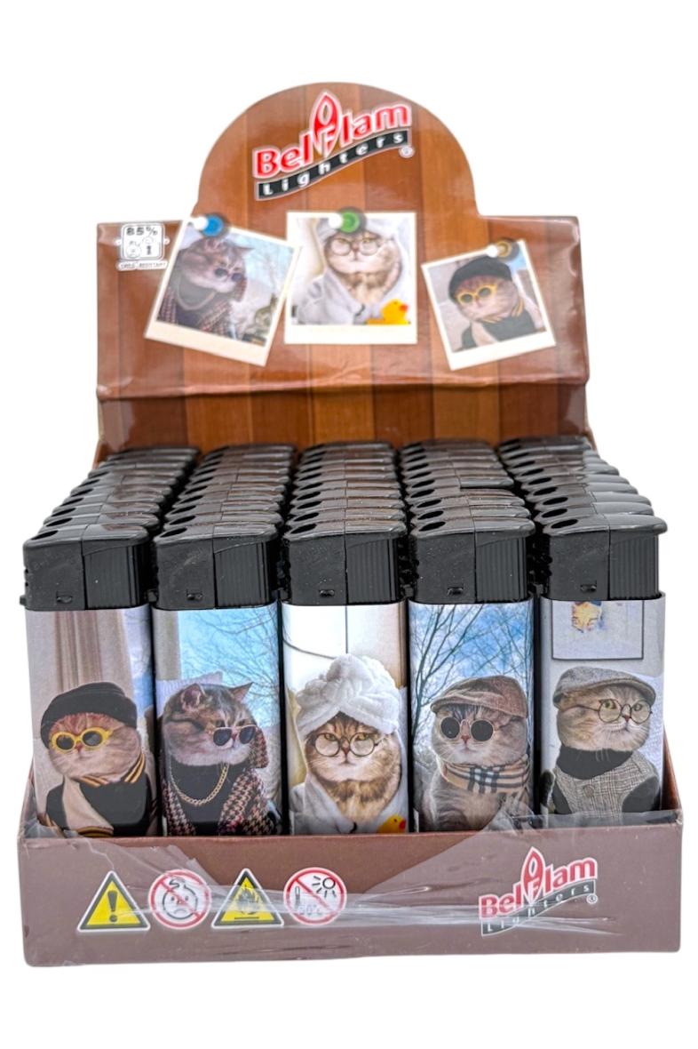 BRIQUET ELECTRONIQUE BELFLAM CAT LUNETTE