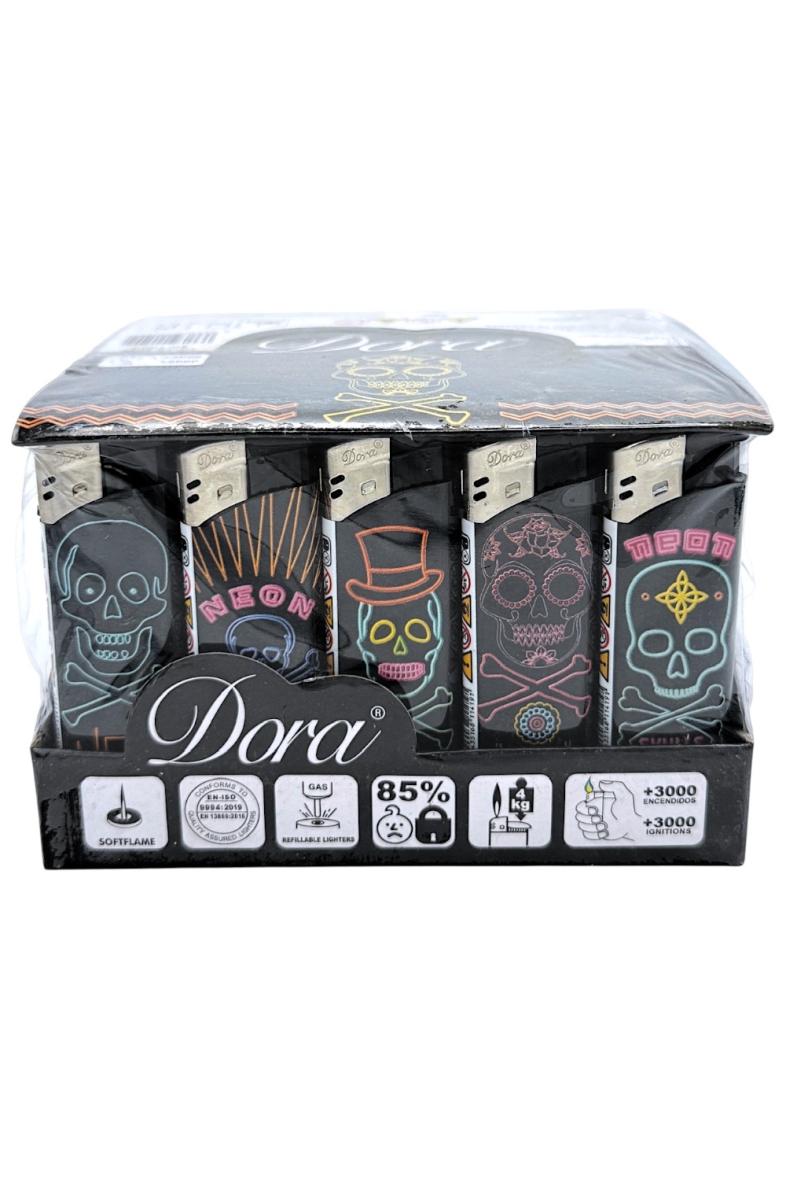 BRIQUET ELECTRONIQUE DORA NSK skull