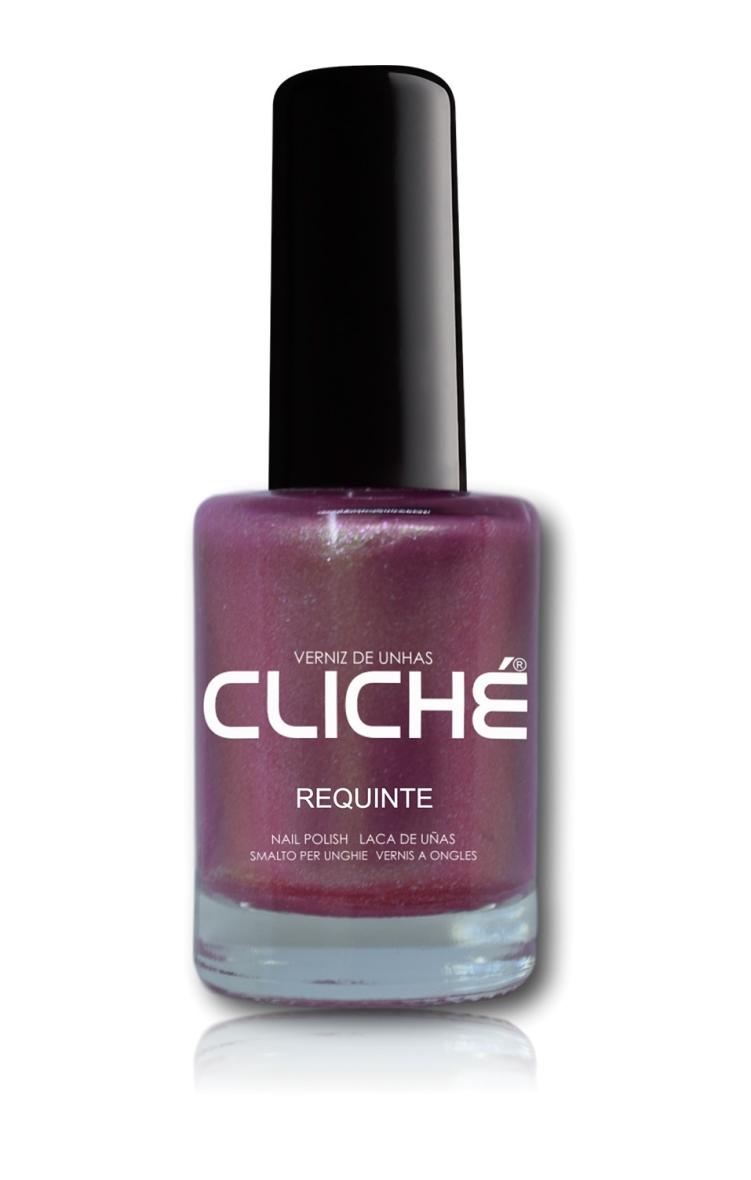 CLICHE VERNIS A ONGLE REQUINTE 081 PRUNE PAILLETÉE