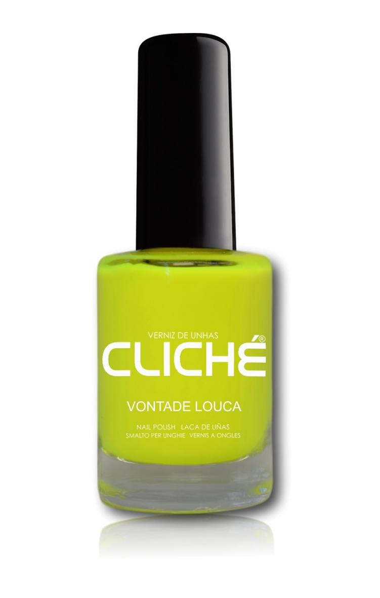CLICHE VERNIS A ONGLE VONTADE LOUCA 182 JAUNE NÉON