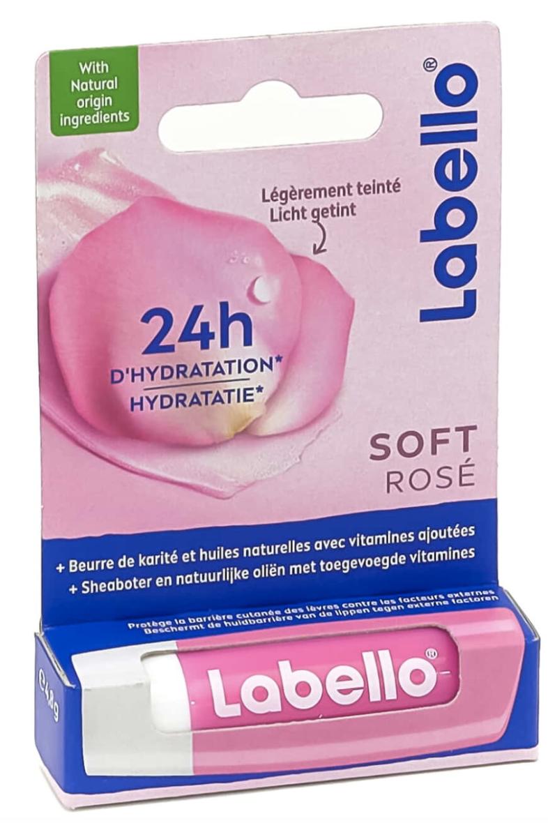 LABELLO baume à lèvres 4,8gr Soft Rose