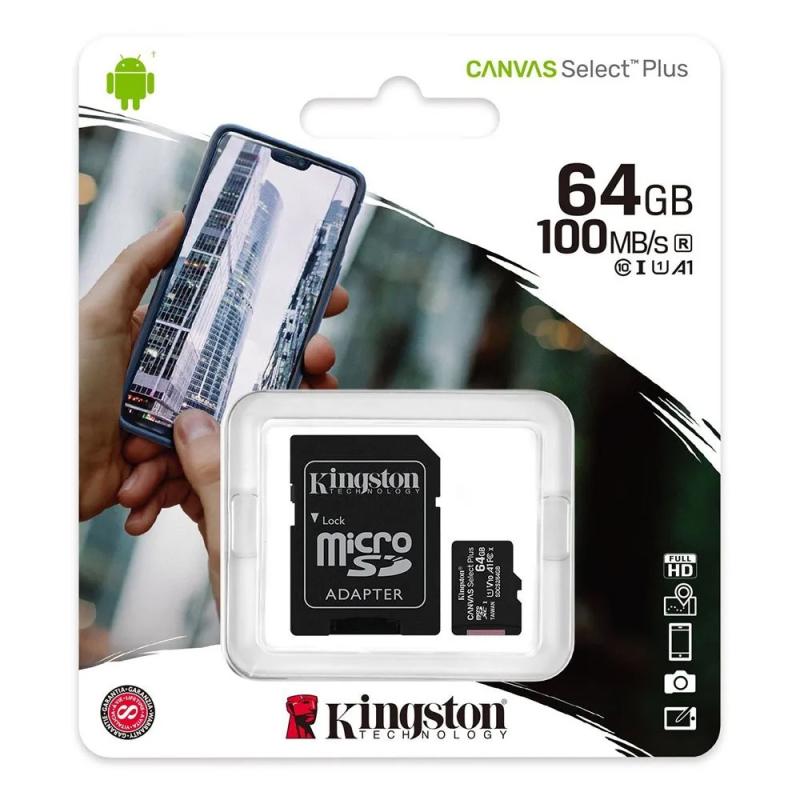 CARTE MICRO SD 64GB KINGSTON