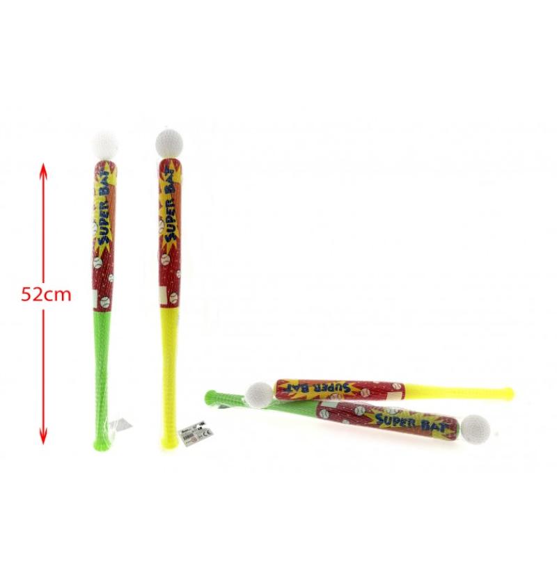 BATTE BASEBALL 52CM + BALLE