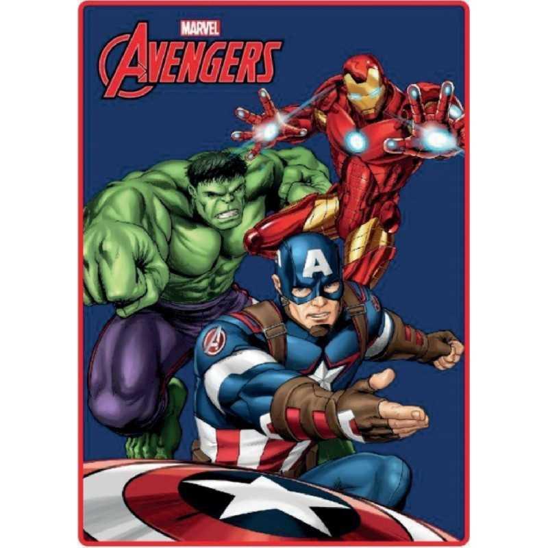 PLAID POLAIRE 100X140CM AVENGERS AVE23-002
