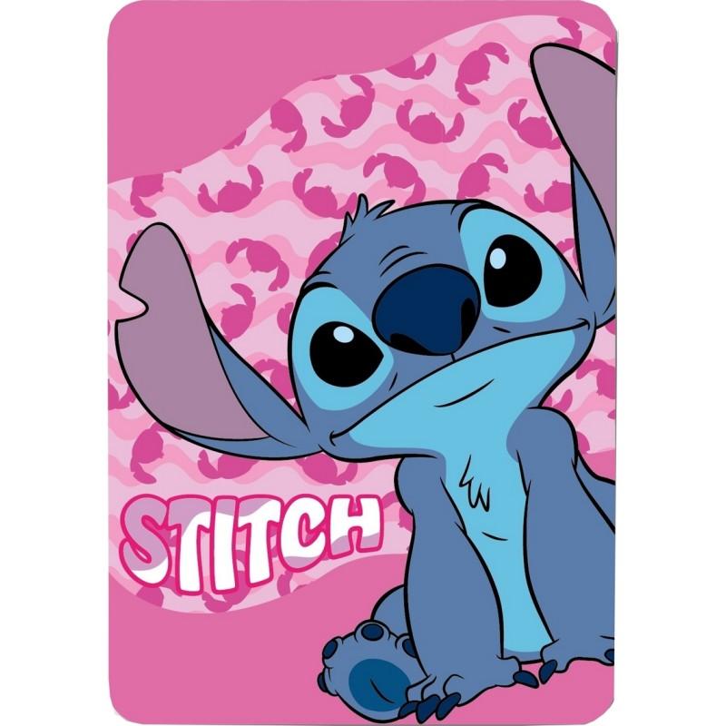 PLAID POLAIRE 100X140CM LILO STITCH LIL36-5428 Rose