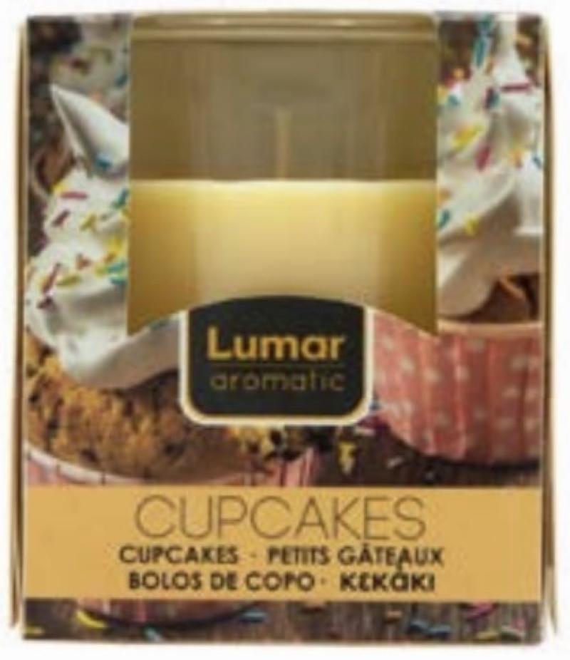 BOUGIE + POT VERRE PARFUME CUPCAKES