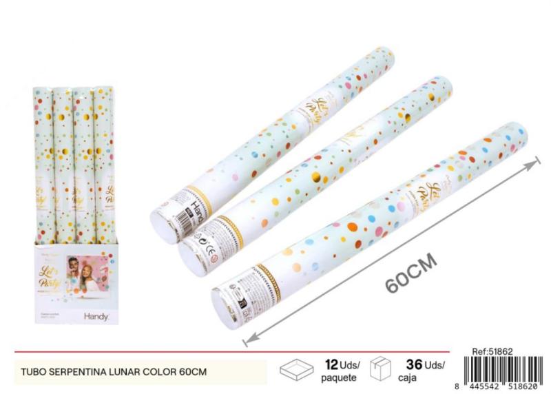 CANON CONFETTIS 60CM COULEUR