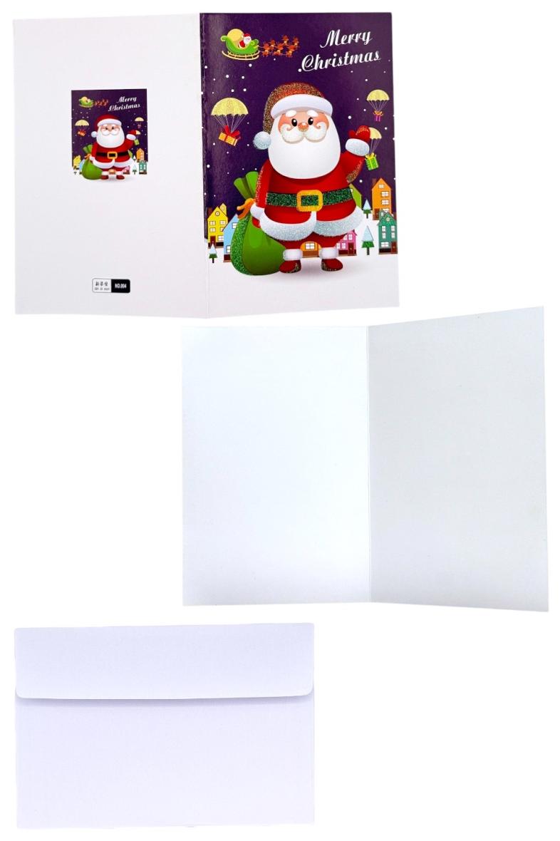 6 CARTES DE VOEUX NOEL 9X14CM MODÈLES ASSORTIS