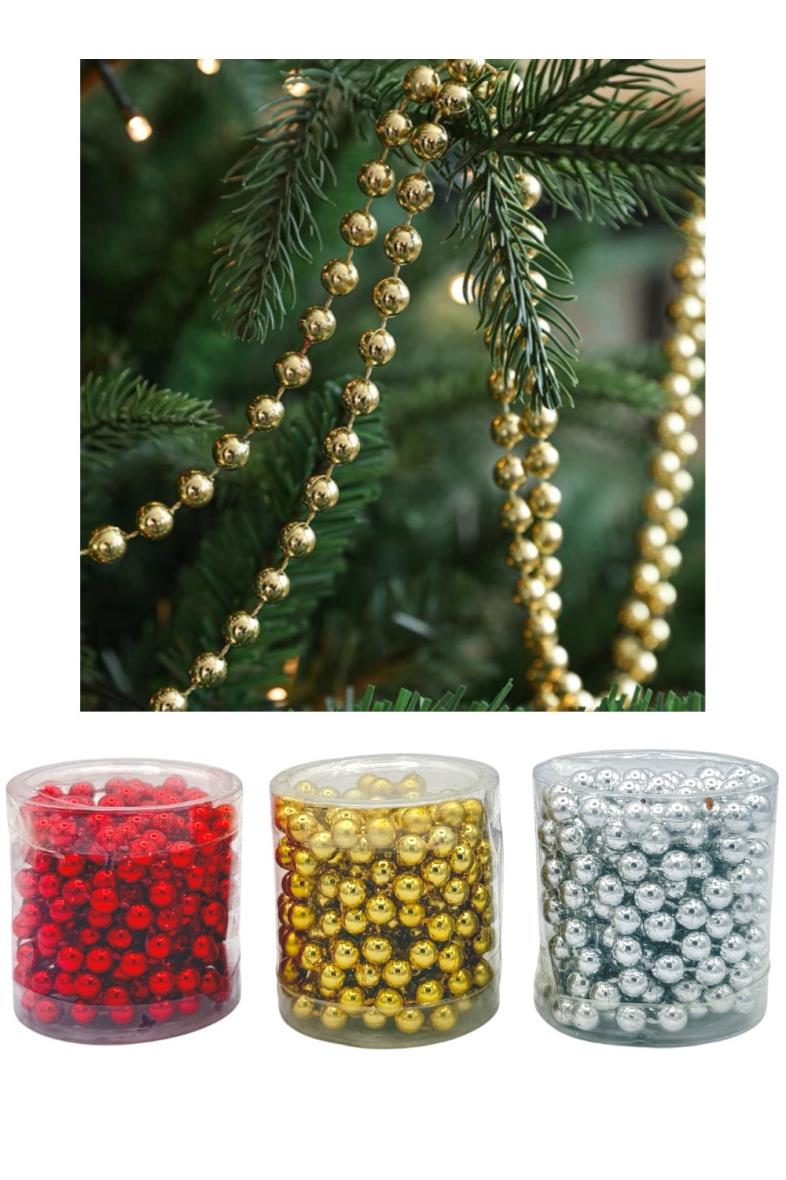 GUIRLANDE PERLE env. 3M 3C ASS