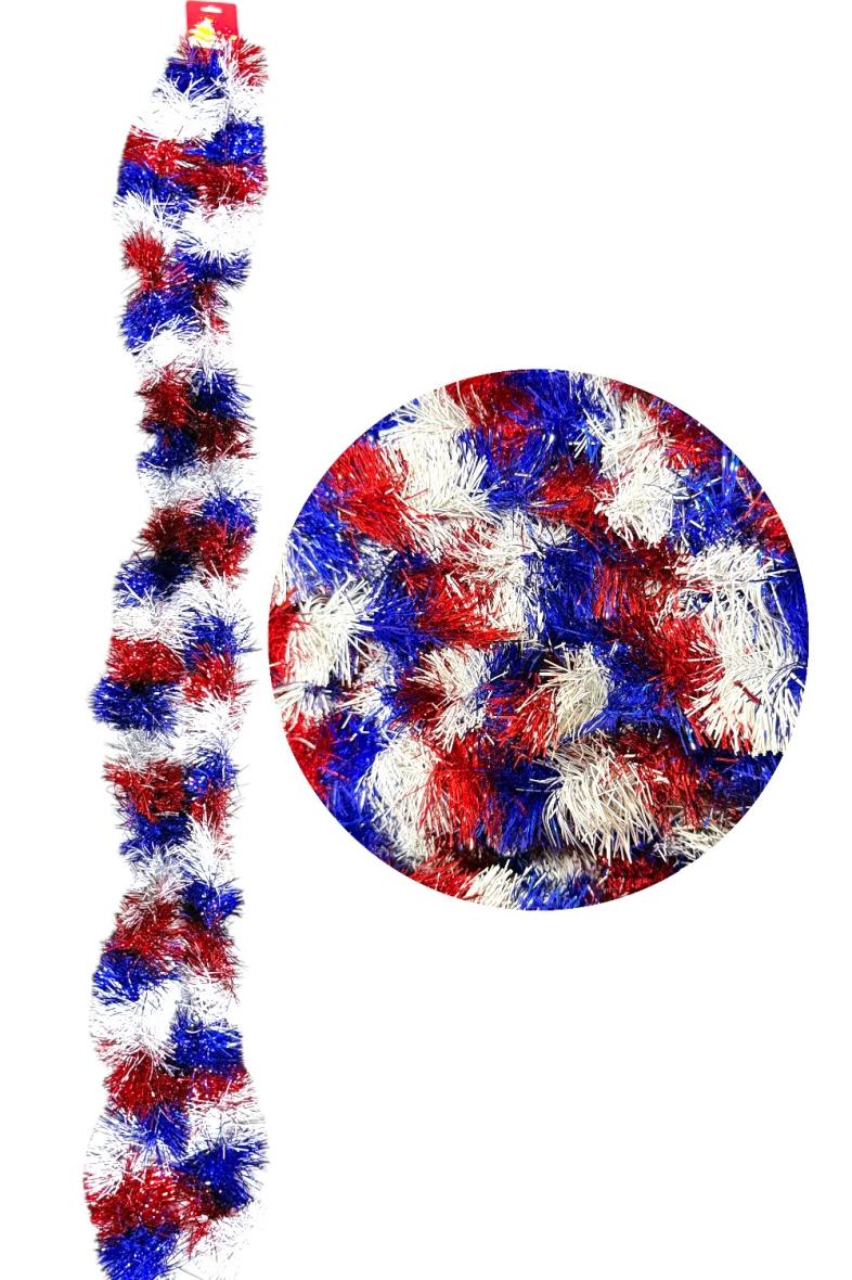 GUIRLANDE NOEL env. 2.5M BLEU/BLANC/ROUGE