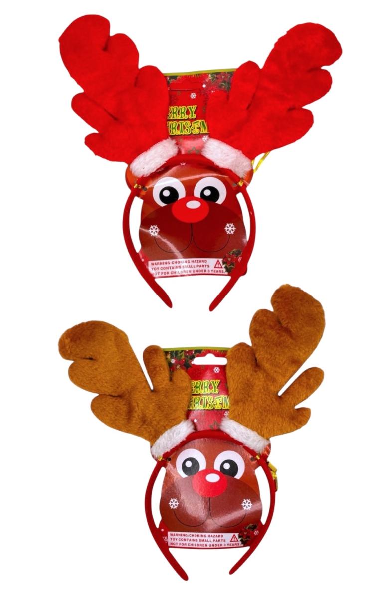 SERRE TETE CORNES RENNE SOUPLE EFFET VELOURS 2C