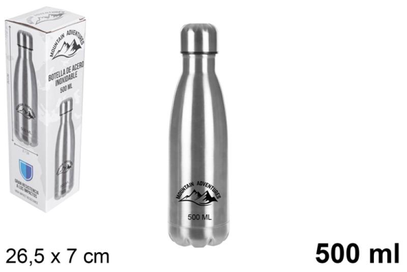 BOUTEILLE THERMOS ACIER INOX 500ML