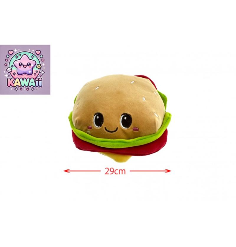 PELUCHE BURGER KAWAII D29CM