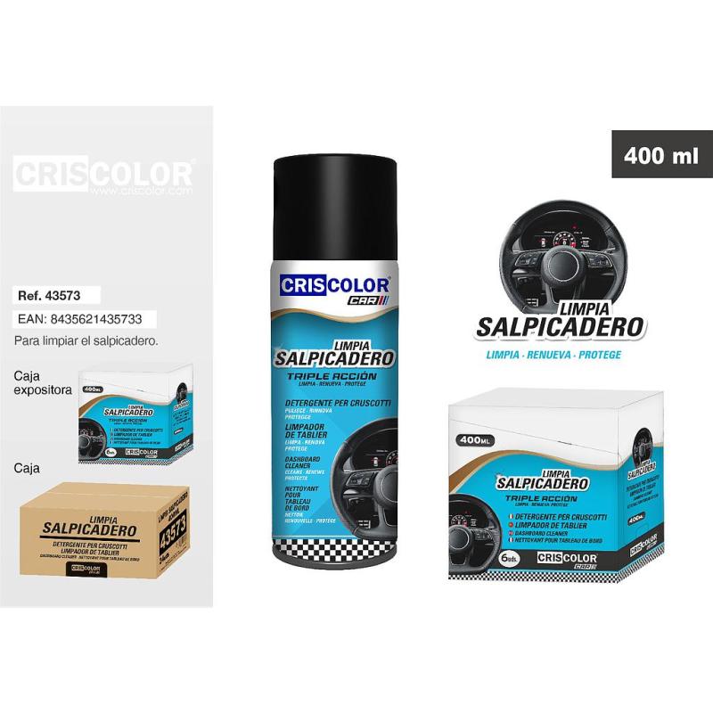 NETTOYANT POUR TABLEAU DE BORD 400ML