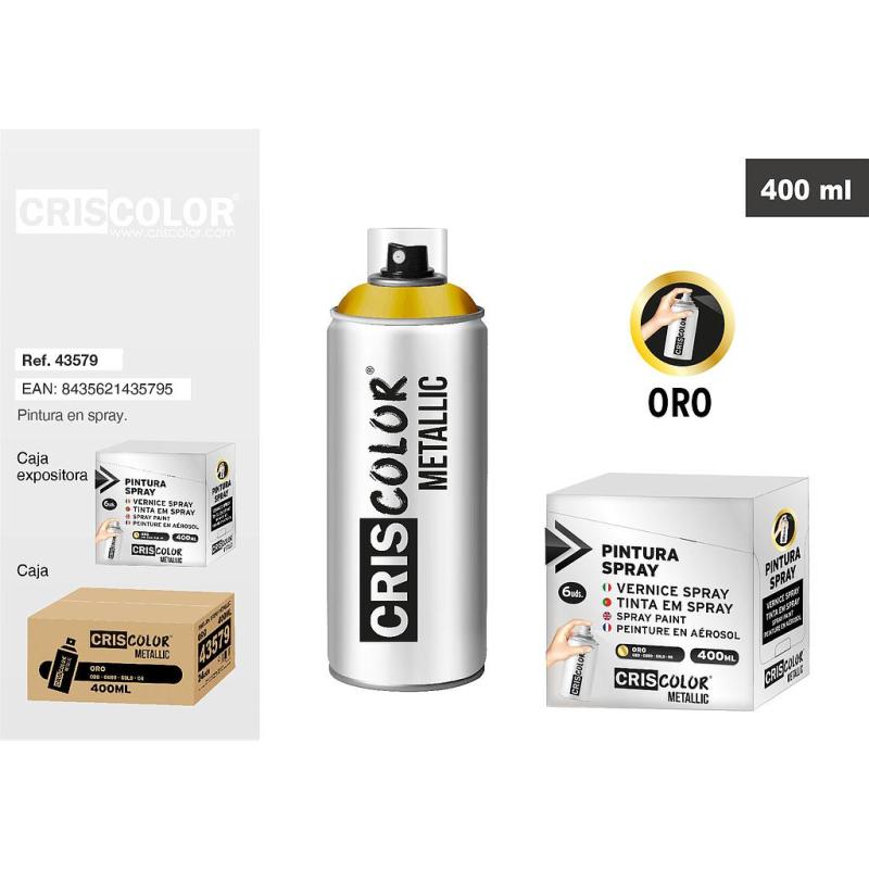 PEINTURE SPRAY 400ML Or Metallique