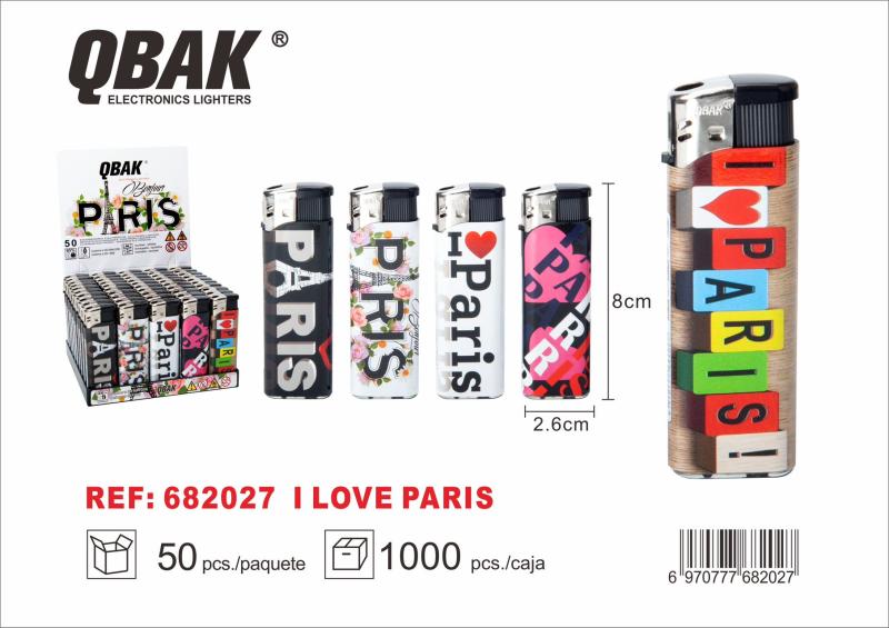 BRIQUET ELECTRONIQUE QB I LOVE PARIS