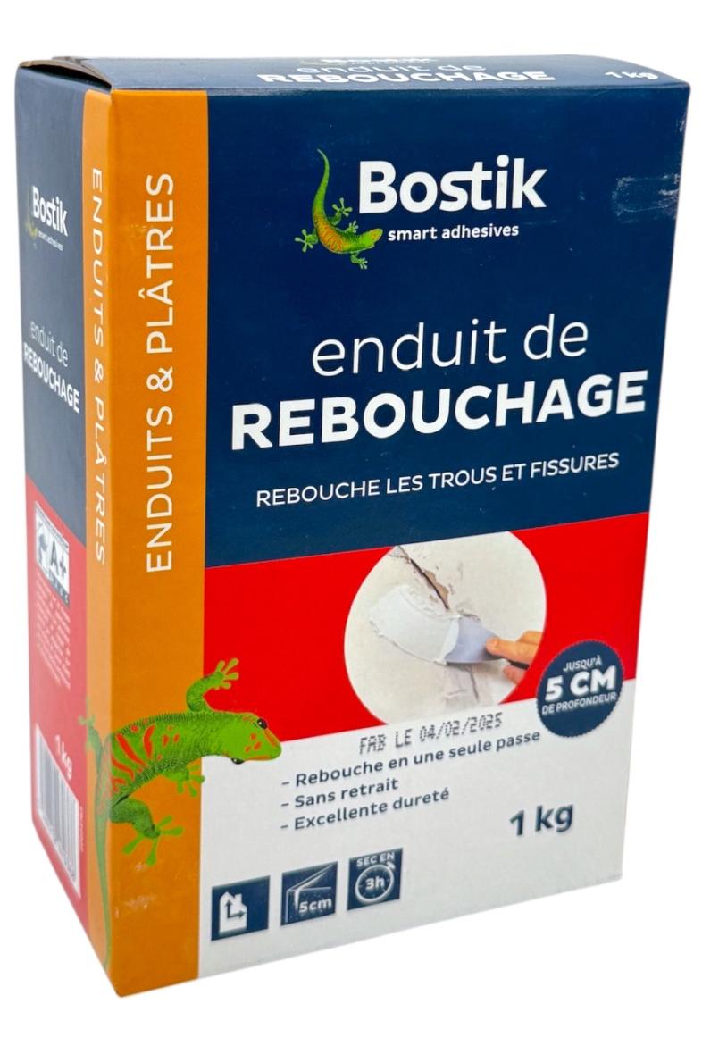 BOSTIK ENDUIT DE REBOUCHAGE 1KG