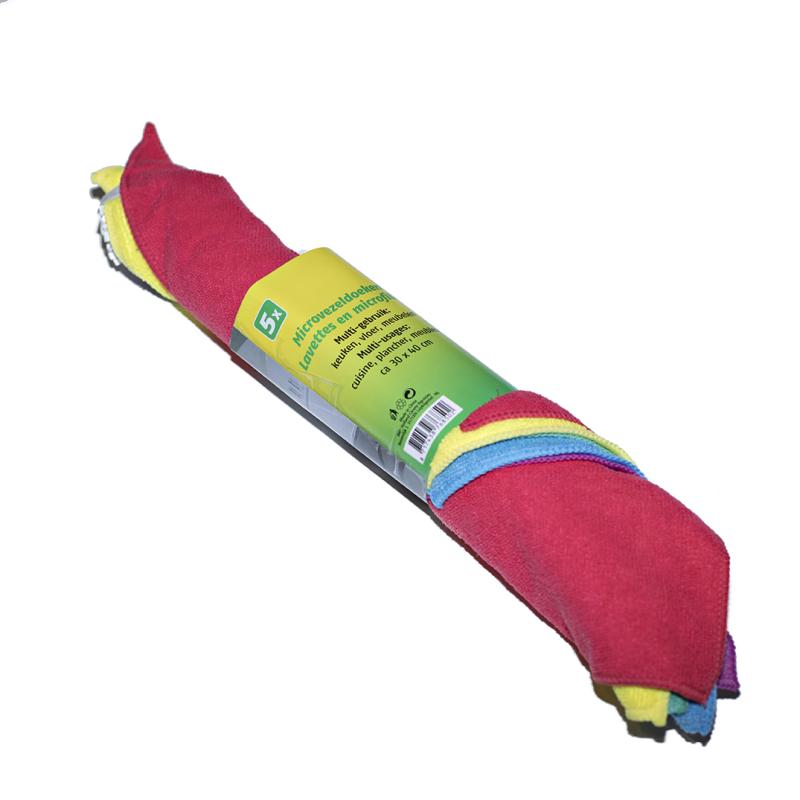 LAVETTE MICROFIBRE 30X40CM PAR 5PCS