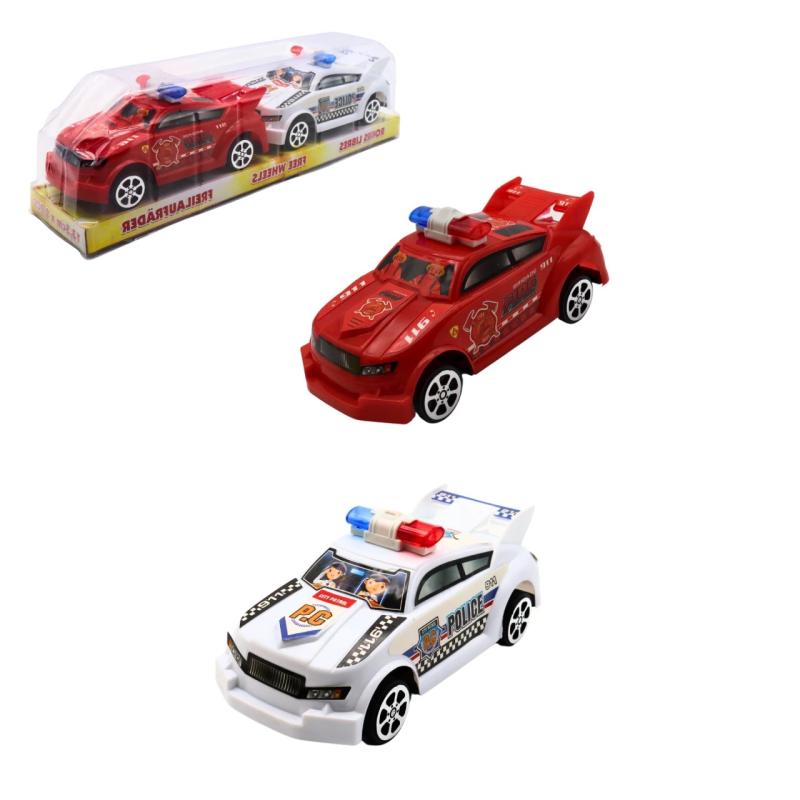 VOITURE POLICE 13.5CM X2PCS