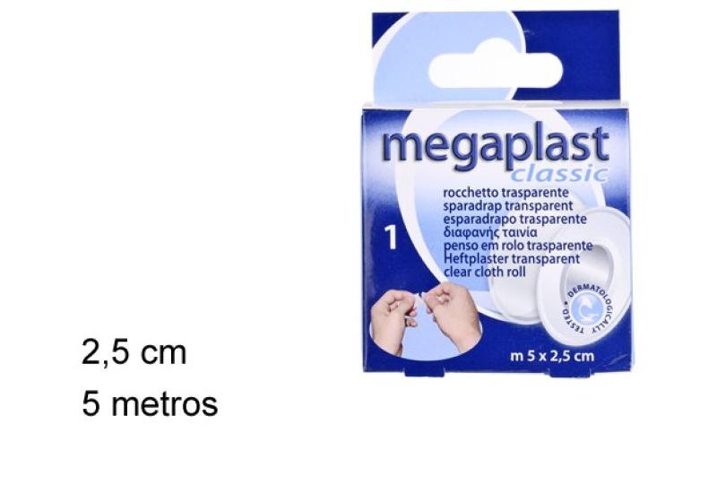PANSEMENT SPARADRAP 5M X 2.5CM MEGAPLAST