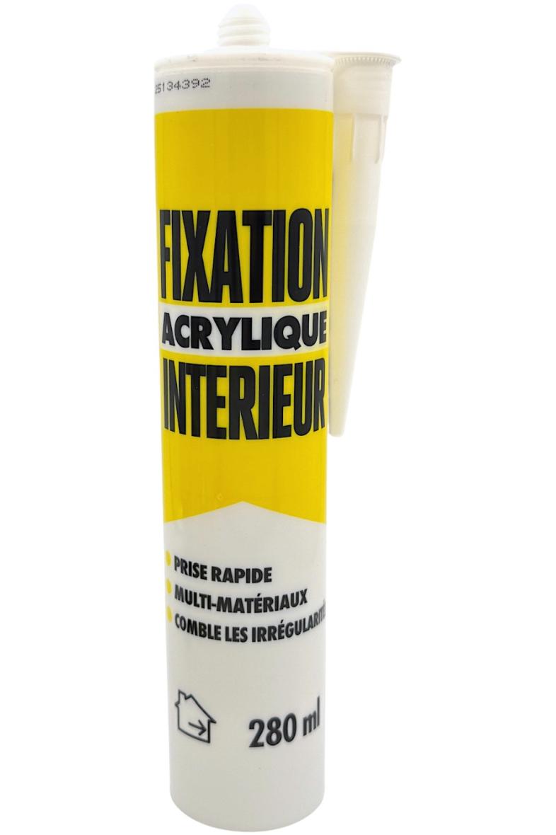 BOSTIK CARTOUCHE FIXATION ACRYLIQUE 280ML