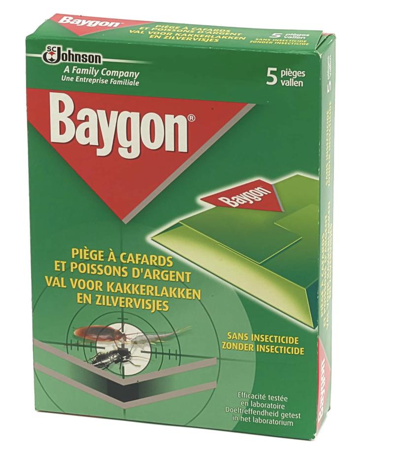 BAYGON PIEGE CAFARD POISSON ARGENT X5PCS