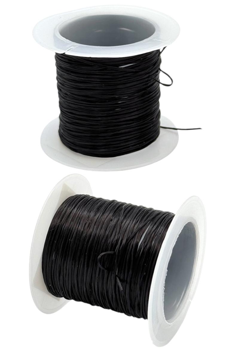BOBINE FIL ELASTIQUE NOIR