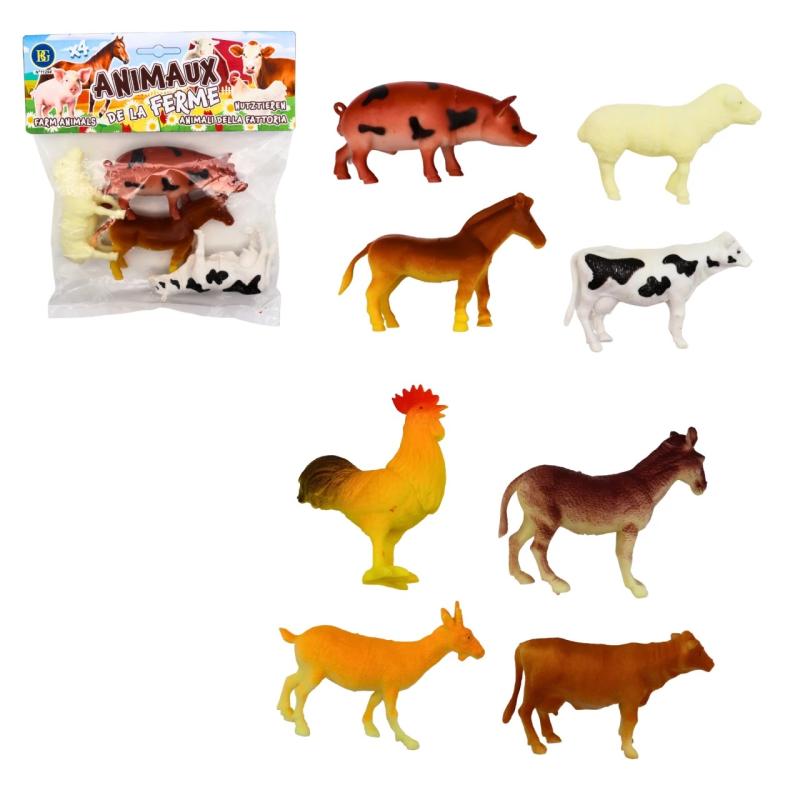 ANIMAL FERME X4PCS 11-13CM