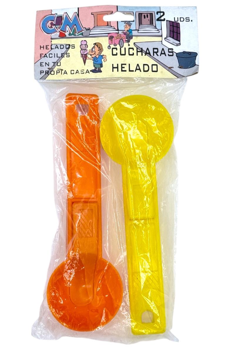 CUILLERE A GLACE X2 PLASTIQUE