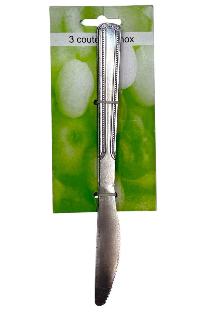 COUTEAU BLISTER X3