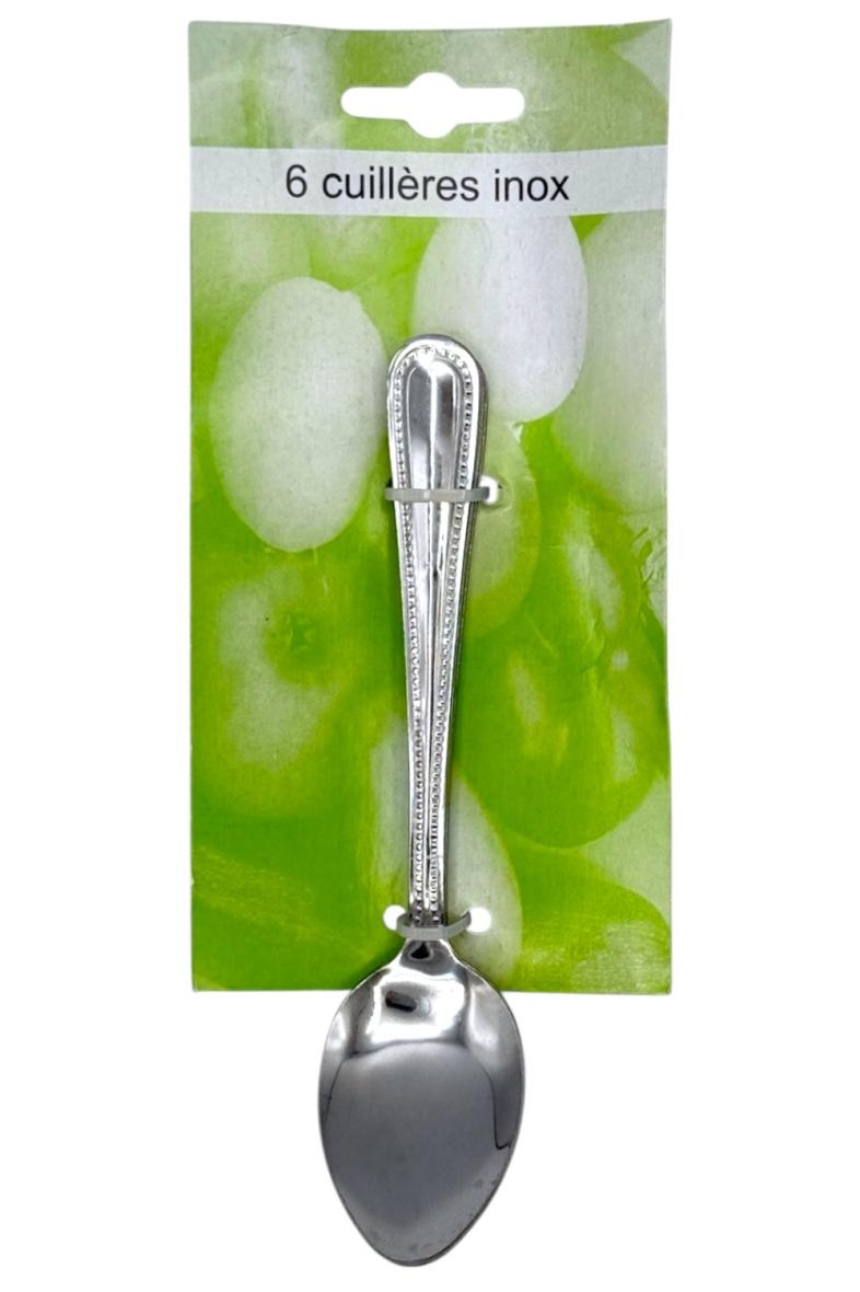 CUILLERE DESSERT/CAFE BLISTER X6