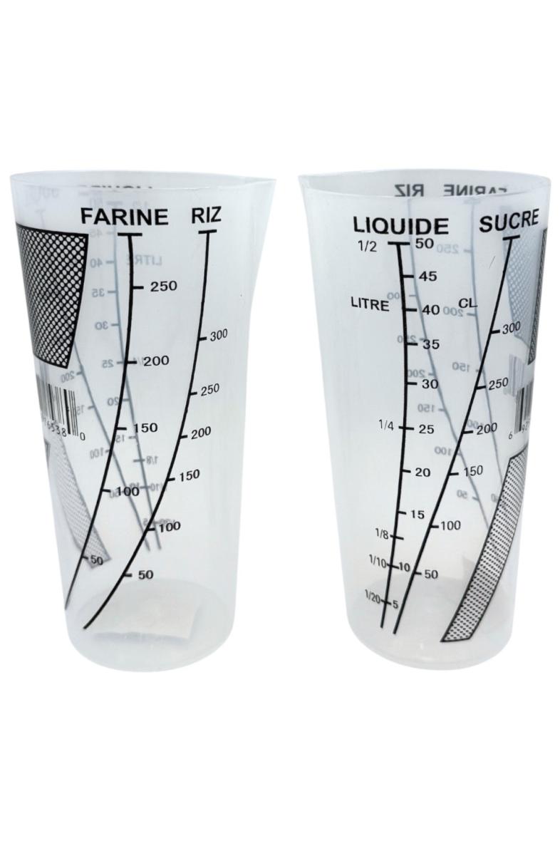 VERRE DOSEUR PLASTIQUE