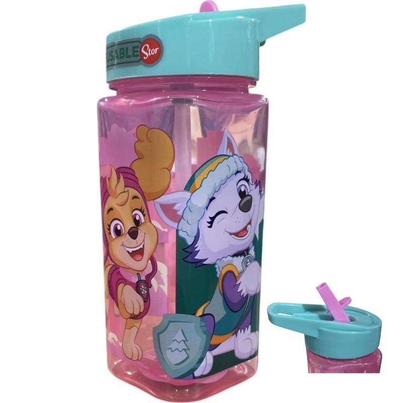 GOURDE BOUTEILLE CARRÉ 510ML PAW PATROL FILLE 120-125 ***
