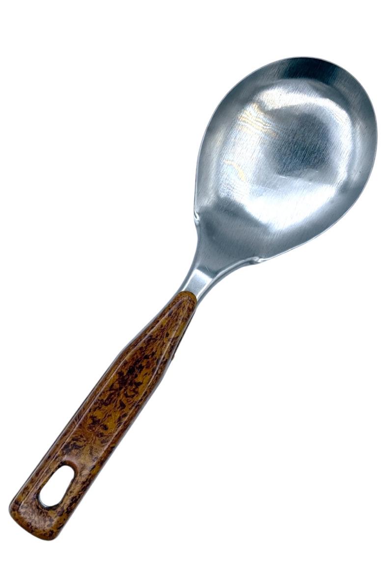 CUILLERE A SERVIR MANCHE EFFET BOIS 24CM