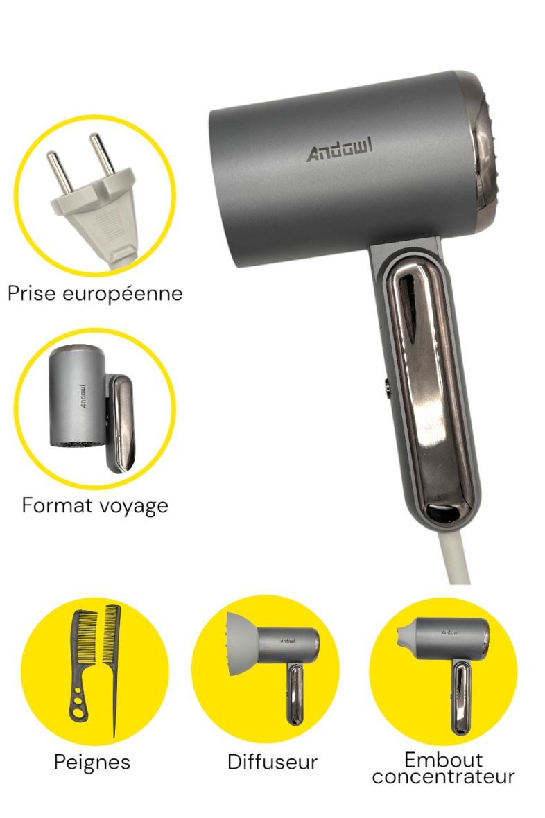 SECHE CHEVEUX 2600W PLIABLE 3 MODES