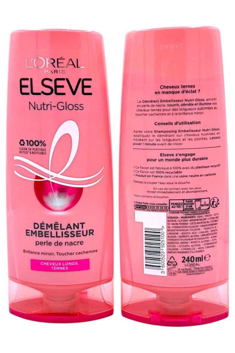ELSEVE APRES SHAMPOING 240ml Nutri Gloss