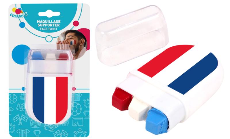 MAQUILLAGE SUPPORTER BLEU BLANC ROUGE France