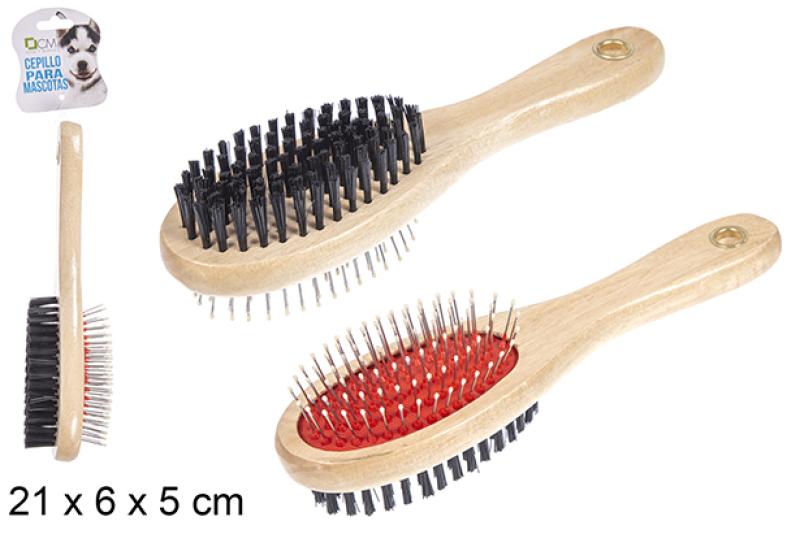 BROSSE ANIMAL DOUBLE COTE