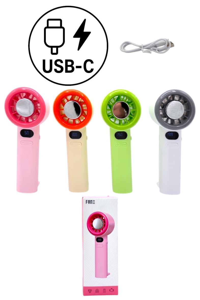 VENTILATEUR MINI 17CM 4 couleurs 4 vitesses