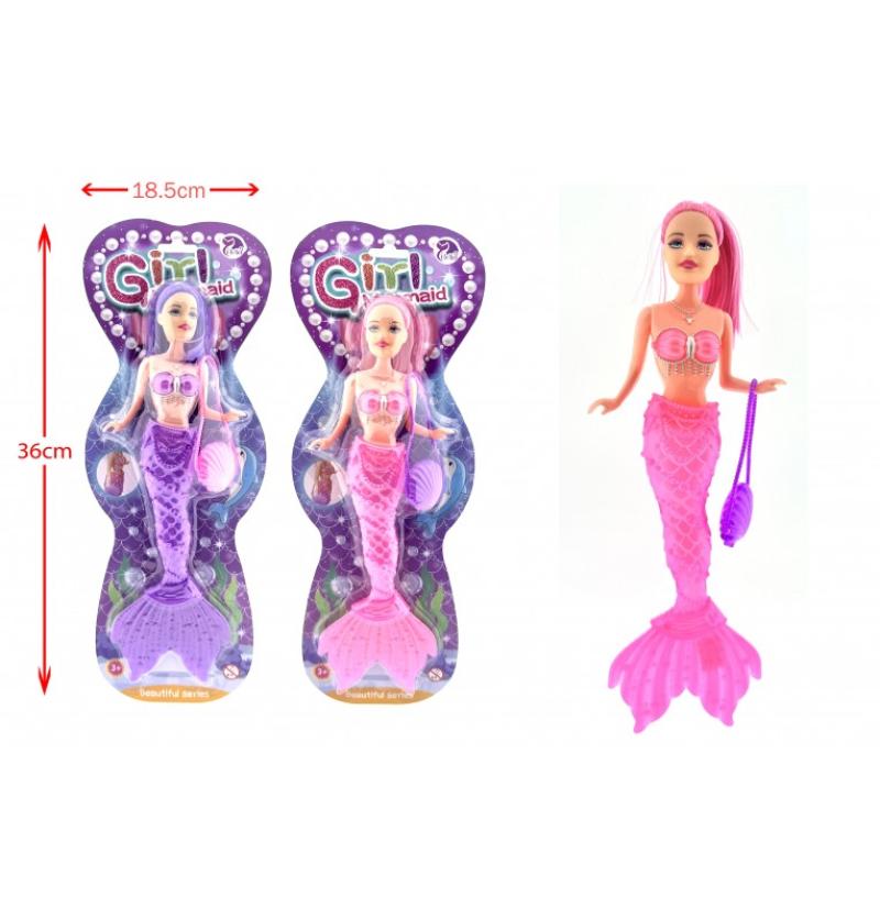 POUPEE SIRENE 2COL