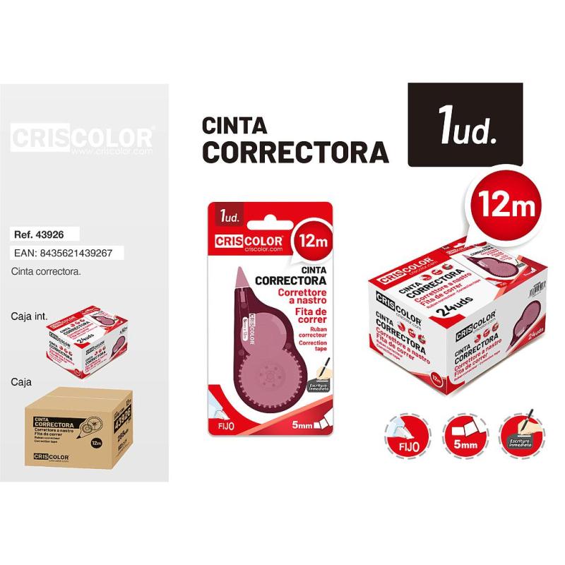 RUBAN CORRECTEUR 5MMX12M