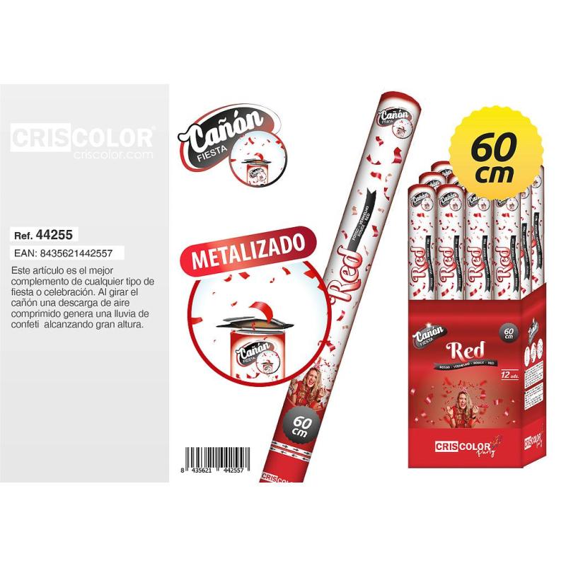 CANON CONFETTIS ROUGE 60CM