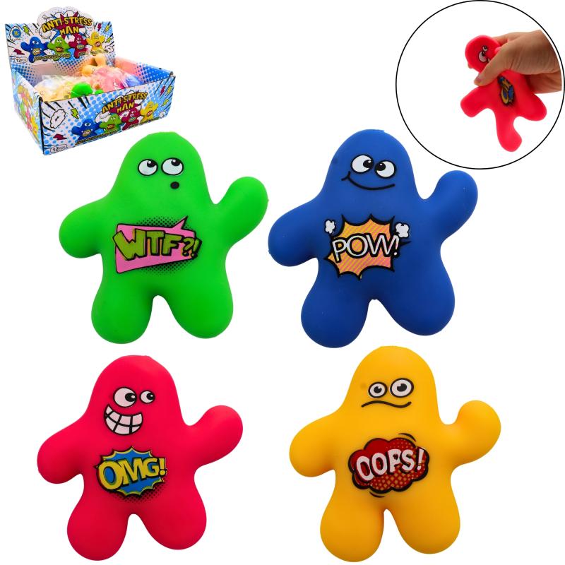 SQUISHY FIGURINE ANTISTRESS MAN 10CM