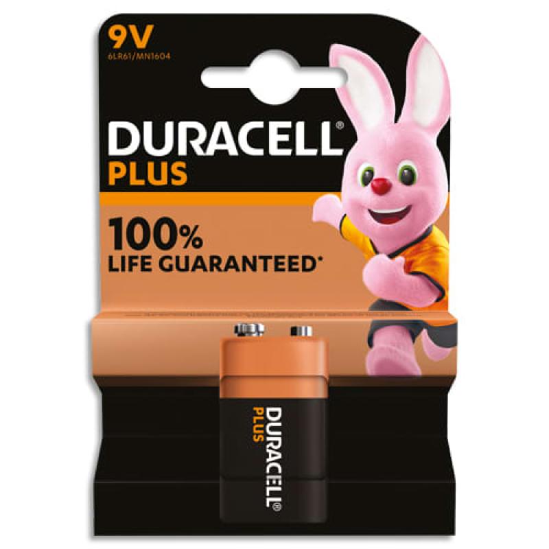 DURACELL PLUS Pile Alcaline 9V X1 ***