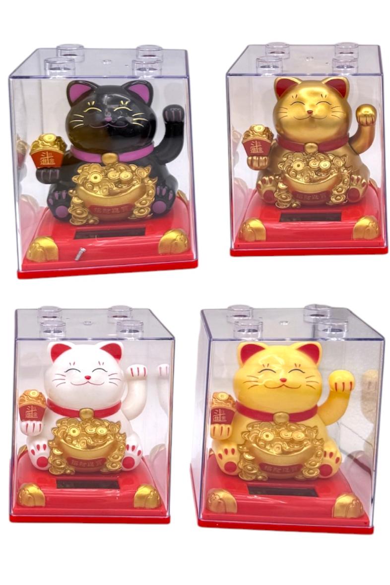 CHAT PORTE BONHEUR 10CM