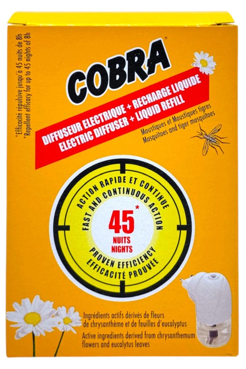 COBRA PRISE ANTI MOUSTIQUE 45 NUITS