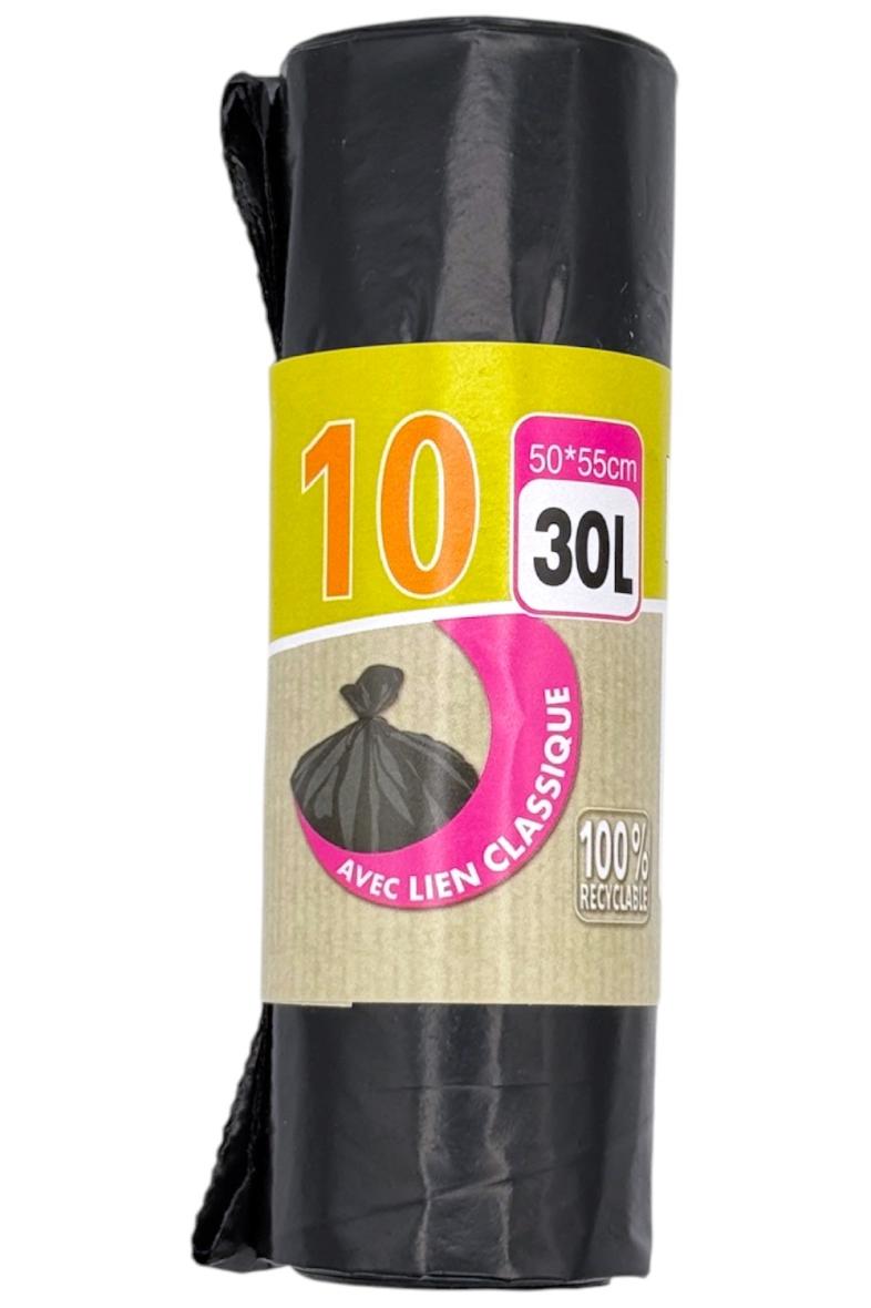 SAC POUBELLE 30L X10PCS