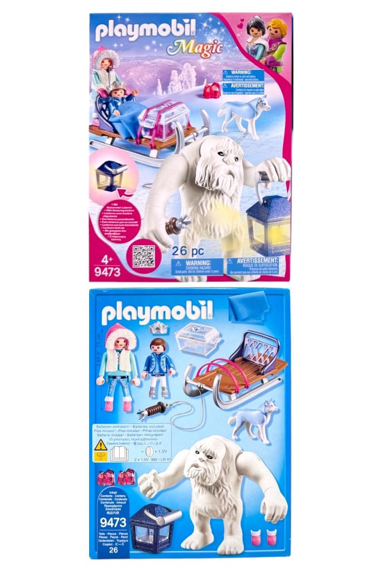 PLAYMOBIL YETI TRAINEAU